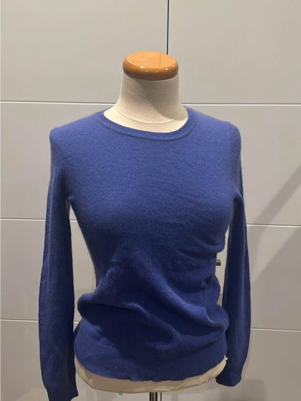 Lord & Taylor Royal Blue Crewneck Sweater